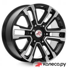 Литой диск R107 7.5x17/6*139.7 D106.1 ET25 BK/FP