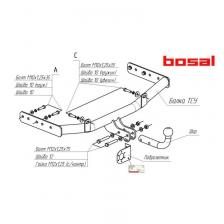 Фаркопы Bosal Фаркоп (ТСУ) на Lada Kalina Сross (без электрики) 2014 - 2016г.в. Bosal (Арт. 1232-A) Фаркопы Bosal Фаркоп (ТСУ) на Lada Kalina Сross (без электрики) 2014 - 2016г.в. Bosal (Арт. 1232-A)