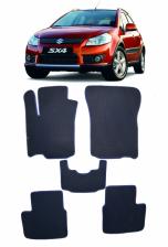 Suzuki SX-4 I 2006 - 2014 коврики EVA Smart В салон и багажник хетчбек