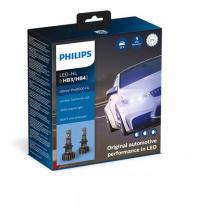 Лампа автомобильная светодиодная PHILIPS 11005U90CWX2, HB3/HB4, 12/24В, 20Вт, 5800К, 2шт
