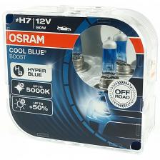 Лампы Н7 OSRAM "Cool Blue Boost", +50%, 12V, 80W, 5000К, комплект 2 шт.