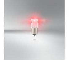 Лампа автомобильная P21W (BA15s) LED (блистер, 2шт) RED 12V OSRAM – фото 1