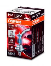 Лампа H7 12V (55W) NIGHT BREAKER LASER, 1шт, картон