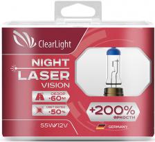 Лампа автомобильная галогенная Clearlight H7 12V-55W Night Laser Vision + 200%, 2 шт (MLH7NLV200) Лампа автомобильная галогенная Clearlight H7 12V-55W Night Laser Vision + 200%, 2 шт (MLH7NLV200)