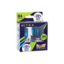 Лампа Маяк H4 12V 60/55W P43t +30% SUPER WHITE компл. 2 шт. ULTRA увелич светоотдача