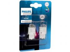 Лампа автомобильная Philips White Ultinon Pro3000 LED W21W 12V-LED (W3x16d), 2шт, 11065U30CWB2