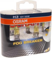 H3 (55w) 12v Лампа Fog Breaker (К-Кт 2шт) OSRAM арт. 62151FBR-HCB