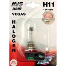 Лампа галогенная 12V H11 55W AVS Vegas