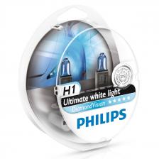 Лампы PHILIPS Diamond Vision H1 12V 55W (Комплект - 2 шт.) PHILIPS-12258DVS2