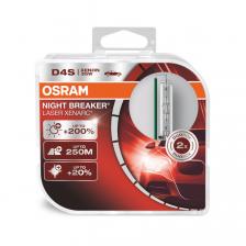 Лампа автомобильная OSRAM D4S 35W P32d-5+200% Xenarc Night Braker Laser 4400K, 2шт, 85V, 66440XNL2 Лампа автомобильная OSRAM D4S 35W P32d-5+200% Xenarc Night Braker Laser 4400K, 2шт, 85V, 66440XNL2