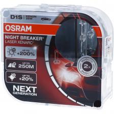 Лампа ксеноновая D2S 35W +200% P32d-2 4500K бокс (2шт.) Xenarc Night Breaker Laser OSRAM