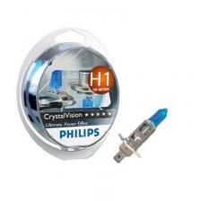 H1 Cristal Vision 2x W5w 12v (55w) Лампа [4300k] Цена За К-Кт Philips арт. 12258CVSM