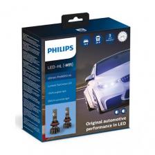 Лампа автомобильная светодиодная PHILIPS 11362U90CWX2, H11, 12/24В, 18Вт, 5800К, 2шт
