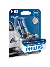 Лампа Галогенная Блистер 1шт Hb3 12v 65w P20d Whitevision 60% (4300k) Philips 9005WHVB1