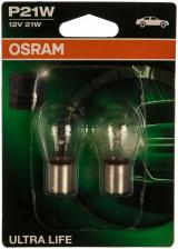 Лампа накаливания автомобильная Osram цоколь ba15s 12В 21Вт 7506ULT02B