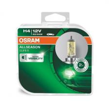 Лампа автомобильная Osram ALLSEASON H4, 3200К, 2 шт – фото 1