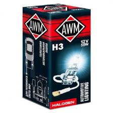 Лампа галогенная AWM H3 12V 55W (PK22S)