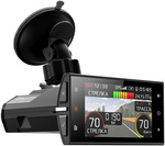 Автомобильный видеорегистратор SILVERSTONE F1 Видеорегистратор с радар-детектором HYBRID S-BOT-PRO GPS черный