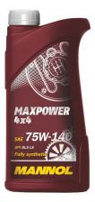 Трансмиссионное масло 8102 MANNOL 4х4 Maxpower GL-5 75W-140 1л