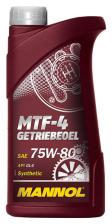 Трансмиссионное масло 8104 MANNOL MTF-4 GETRIEBEOEL 75W80 1л