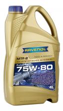 Трансмиссионное масло RAVENOL MTF -2 75w80 4л 1221103-004