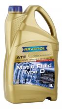 Трансмиссионное масло RAVENOL ATF Matic Fluid Type D 4л 1211121-004-01-999