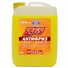 Антифриз AGA Z-65 готовый -65C желтый 10 кг 044Z