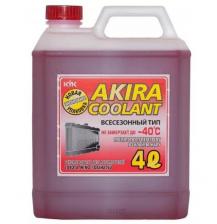 Антифриз AKIRA COOLANT -40°C (красный) 4литра 54-027