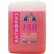 Антифриз AGA красный готовый -40 (10л)