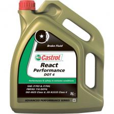Тормозная жидкость CASTROL React Performance, DOT 4, 5л [157f8c]