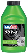 Тормозная жидкость LUXE DOT-3 GREEN LINE, 250 г