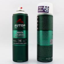 AP019 Автоэмаль "Autop" 1К Акриловая Spray Enamel № 19 Серебристая, аэрозольная для дисков, 650 мл
