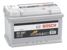 Аккумулятор автомобильный BOSCH S5 Silver Plus 0 092 S50 070 74 Ач