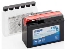 Аккумулятор EXIDE AGM, 2.3AH, 35А, обратная полярность, для мотоциклов, 115*50*85