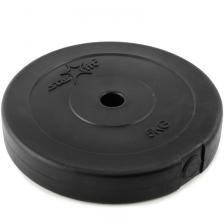 Диск Starfit BB-203 пластиковый черный d=26 мм (1,25 кг) Диск Starfit BB-203 пластиковый черный d=26 мм (1,25 кг)