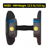 MX Select MX-85 Гантели наборные, вес 5.6-38.6 кг, 2 шт без стойки – фото 4