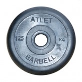 Набор олимпийских дисков 51 мм MB Barbell 1,25-25 кг (общий вес 157,5 кг) ATLET – фото 1