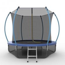 EVO JUMP Internal 10ft (Blue) + Lower net. Батут с внутренней сеткой и лестницей, диаметр 10ft (синий) + нижняя сеть EVO JUMP Internal 10ft (Blue) + Lower net. Батут с внутренней сеткой и лестницей, диаметр 10ft (синий) + нижняя сеть
