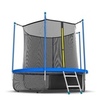 EVO JUMP Internal 10ft (Sky). Батут с внутренней сеткой и лестницей, диаметр 10ft (синий) + нижняя сеть – фото 1