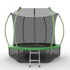 EVO JUMP Internal 8ft (Green) + Lower net. Батут с внутренней сеткой и лестницей, диаметр 8ft (зеленый) + нижняя сеть EVO JUMP Internal 8ft (Green) + Lower net. Батут с внутренней сеткой и лестницей, диаметр 8ft (зеленый) + нижняя сеть