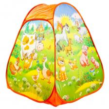 Палатка детская игровая Веселая ферма 81x91x81 см, в сумке – фото 2
