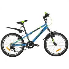 Велосипед Novatrack 20'' EXTREME синий, сталь, 6 скор., Shimano TY21/Microshift TS38, V- brake 20SH6V.EXTREME.BL21