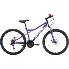 Велосипед Stark 22 Slash 26,1 D Steel 16", синий/красный (HQ0005279)