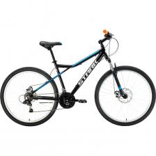 Велосипед Stark 22 Slash 27,1 D 18", черный/голубой (HQ0005255l)