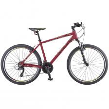 Велосипед Stels Navigator-590 V 26'' K010 18", бордовый/салатовый (LU089788)