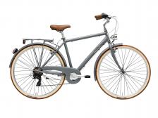 Велосипед Adriatica City Retro Man 28" 2021 19.5" матовый серый