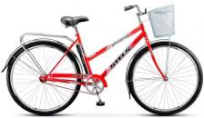 Велосипед Stels Navigator-300 Lady 28" Z010 red (с корзиной) (2019)