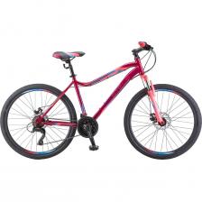 Велосипед Stels Miss-5000 MD 26'' V020 16", вишневый/розовый (LU089357)