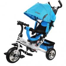 Трехколесный велосипед MOBY KIDS Comfort 10x8 EVA, 641221, blue