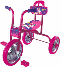 Велосипед Moby Kids Лунатики розовый 641334